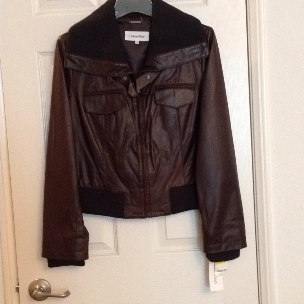 A brand new Calvin Klein jacket.